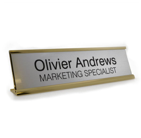 Desk Name Plate