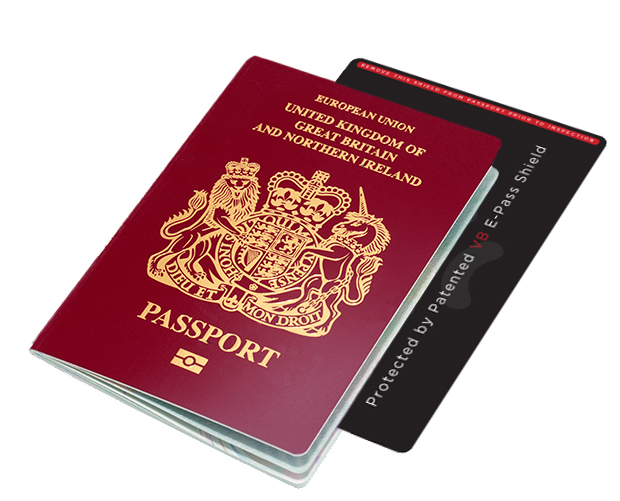 Blocktek E-passport Shield Protected By Patented Shielding Fabric 