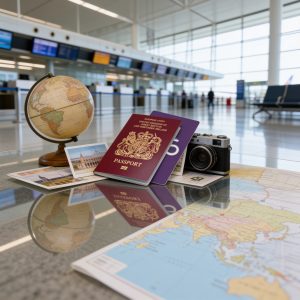 NOMO Passage Premium RFID E-Passport Shield protected by Shielding Fabric SKU:NOMORFIDPASS01