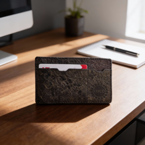 "NOMO Air" - smart tech RFID cardholder wallet - leather & eco options SKU: NOMORFIDAIR01