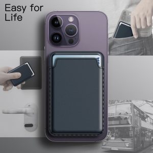 "NOMO Grip" - RFID shielding Magsafe back of phone removable Wallet SKU: NOMOGRIP1